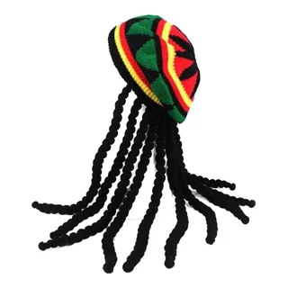 Touca Gorro Bob Marley Reggae Festa Fantasia  Tranças 