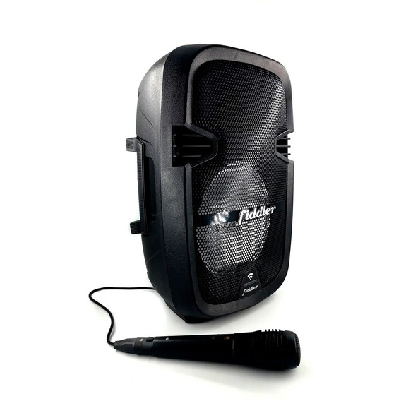 Parlante Karaoke Bluetooth 8'' Luces Y Micrófono Fiddler