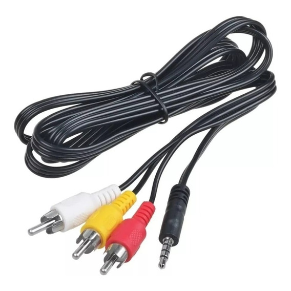 Cable Plug Jack 3.5mm 3 Líneas A Rca Macho 1,2mts