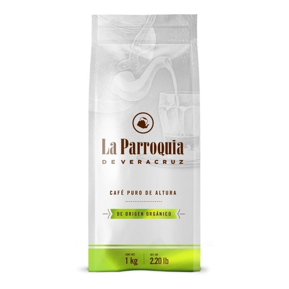 Café La Parroquia De Veracruz Grano Molido Orgánico De 1kg