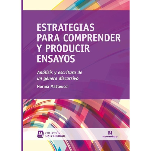 Estrategias Para Comprender Y Producir Ensayos (ne)