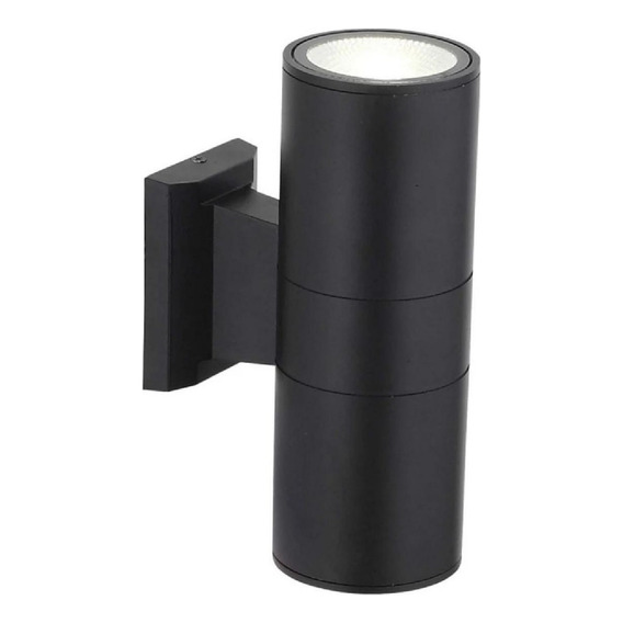 Aplique De Pared Exterior Doble E27 Stafford 26cm Negro