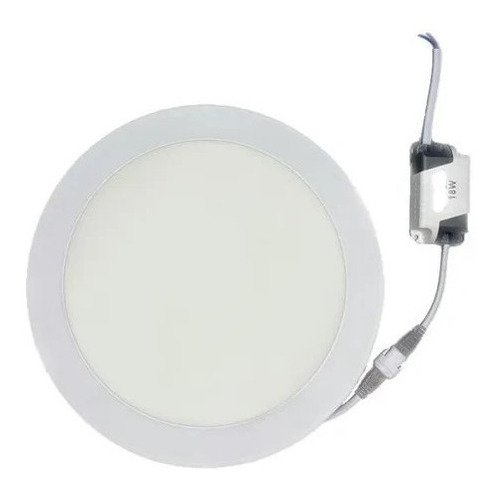  Megaluz Lampara Redonda Led 18w Empotrar Plafon Luz Blanca T2042