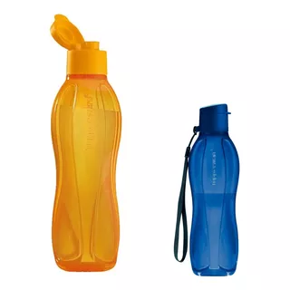 Tupperware Kit 2 Eco Tupper Garrafa 500 Ml E 1 Litro