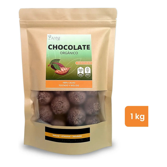 Chocolate Orgánico 1 Kg. Cacao - g a $1