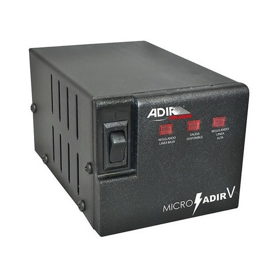 Regulador De Voltaje No- Break 1200 Va Adir 11303 Color Negro