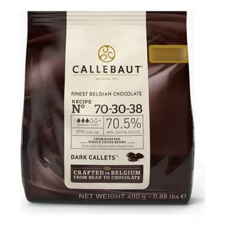 Chocolate Amargo Dark Gotas 70-30-38 - 70,5% 400g Callebaut