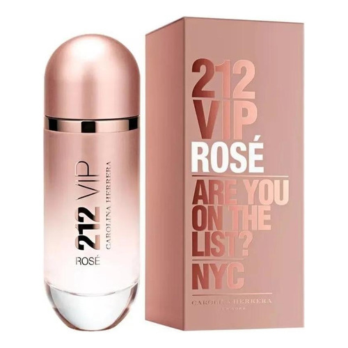 Perfume 212 Vip Rose Carolina Herrera Perfume para mujer, 80 ml