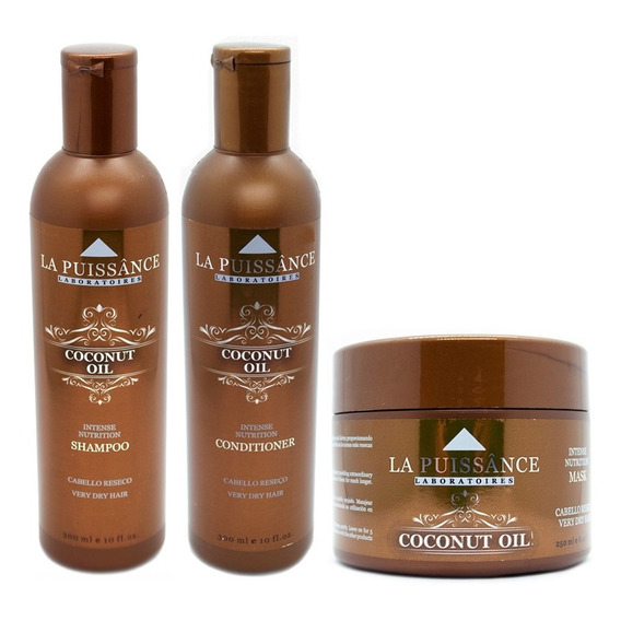 La Puissance Coconut Shampoo Acondicionador Máscara Local