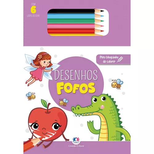 Livro para Colorir Animais Fofinhos- Ciranda cultural – Livraria e  Papelaria Brasil