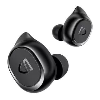 Auriculares In-ear Deportivos Inalámbricos Soundpeats Truefree 2 Negro - Impermeabilidad Ipx7, Bluetooth 5.0, Tws, Batería De 20 Horas, Botón Físico