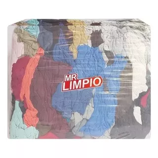 Mr. Limpio - Trapo Color Algodón Pqte. De 10 Kilos