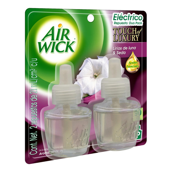 Air Wick Ambientador Electrico Lirios De Luna Repuesto 21ml 