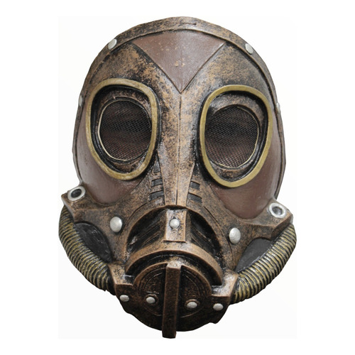 Máscara M3a1 Steampunk Smoke Gas Halloween Terror 26558 Color Bronce