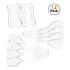 Set Of 12 - Heavy Duty Disposable Plastic Serving Utens...
