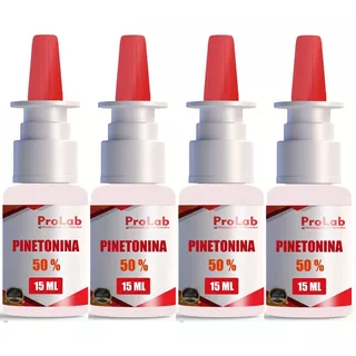 Pinetonina 50% Kit C/4 Un. (original Infinity Pharma) 15 Ml 