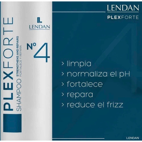 Lendan Plexforte #4 Shampoo Cabello Dañado 300ml Española