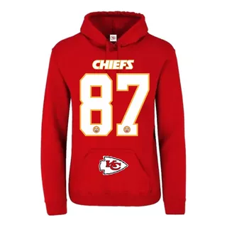 Hoodie Jefes Kansas Chiefs Nfl Travis Kelce 87 Sudadera