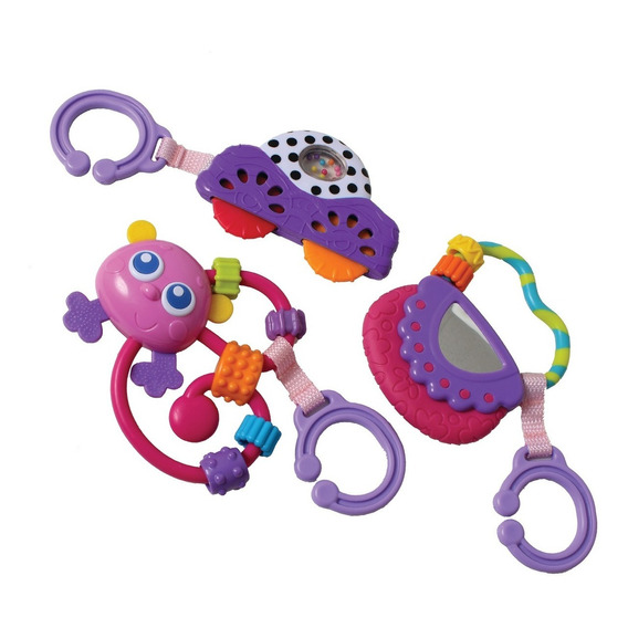 Set Juguetes Y Mordillo Playgro Go Me Rattle Pack