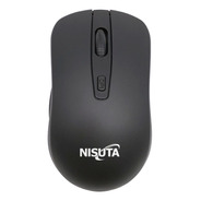 Mouse Mini Inalámbrico Nisuta  Nsmow39 Negro