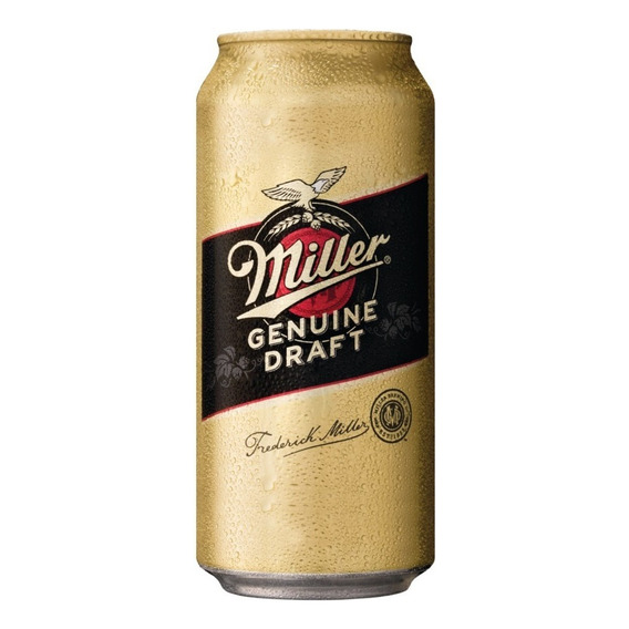 Cerveza Miller Genuine Draft Lata 473ml X6 Unidades