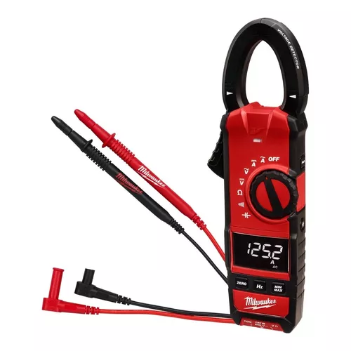 Milwaukee® 2237-20NST Clamp Meter, 600 A, 600 VAC, 6 kOhm, 1.4 in