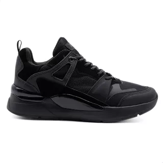 Tenis Deportivo Hombre Ferrato Sneaker Negro 3005 Hbck And21