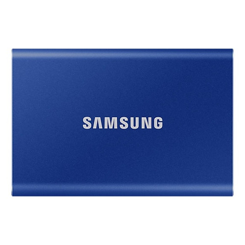 Disco sólido SSD externo Samsung T7 MU-PC500 500GB azul