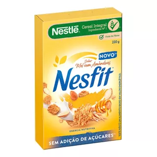 Cereal Matinal Integral Mel Com Amêndoas Nesfit Caixa 220g