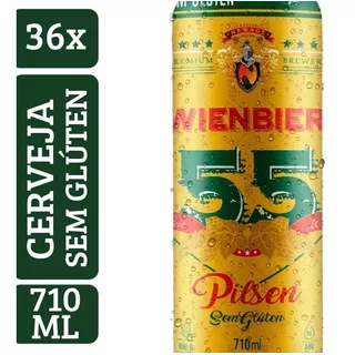 Kit Cerveja Wienbier 55 Pilsen S/ Gluten 710ml (36 Un)