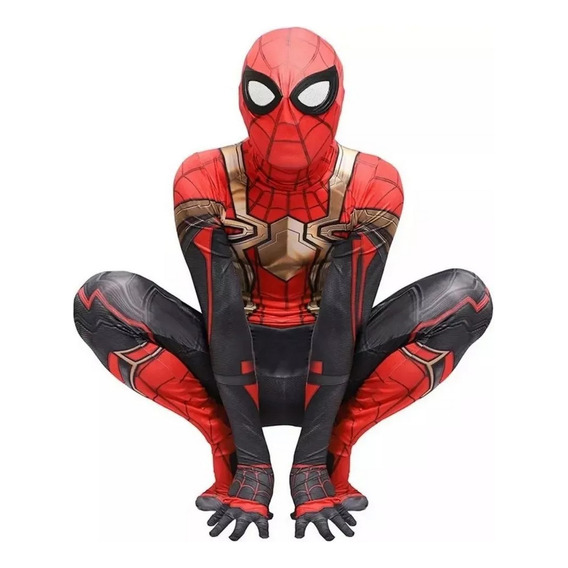 Mono De Spiderman Disfraz Cosplay Para Niños/adultos Traje De Halloween
