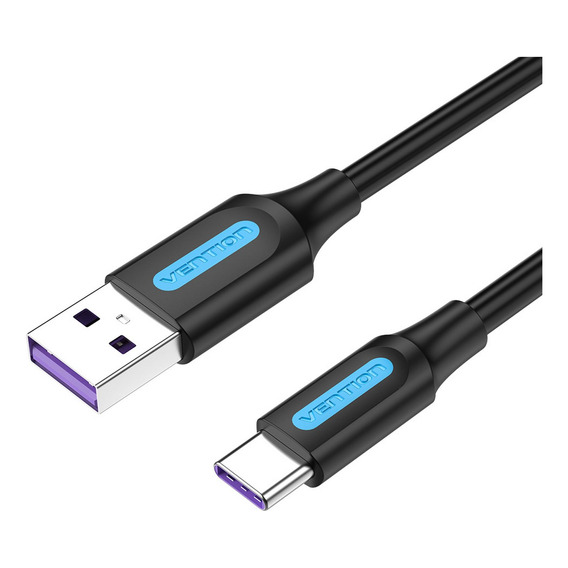 Cable Carga Ultra Rápida 100w Usb A Usb-c 3mts Vention