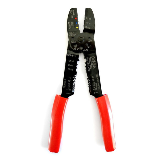 Crimpeadora Pinza Pelacable P/terminal Preaislado Y Tubular