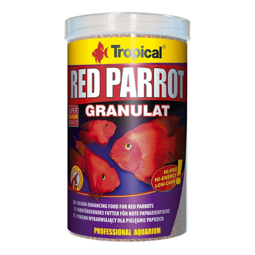 Alimento Tropical Red Parrot Peces Perico Granulado 100grs