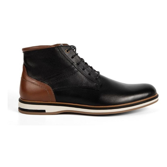 Bata Botines Casuales Para Hombre Negro