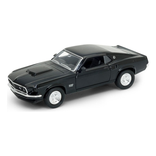 Welly 1:34 1969 Ford Mustang Boss 429 Negro 43713cw