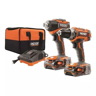 Ridgid R9603 Kit Combinado De Taladro Atornillador De Impact