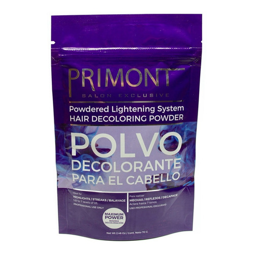 Kit Decolorante Primont  Polvo decolorante Maximum Power tono deco