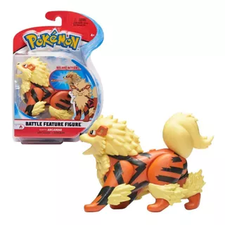 Pokemon Arcanine Battle Figure Deluxe Action Articulado