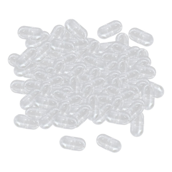 Cápsula Transparente Hueca De Plástico De 100 Pequeño