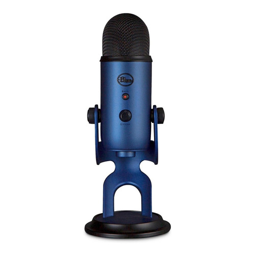 Micrófono Blue Yeti condensador multipatrón midnight blue