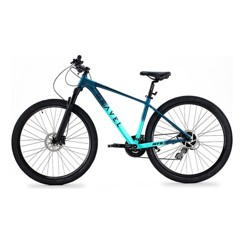 Bicicleta Gravel Andes Mtb De Montaña R29 24v Shimano Altus Color Azul Tamaño del cuadro 17