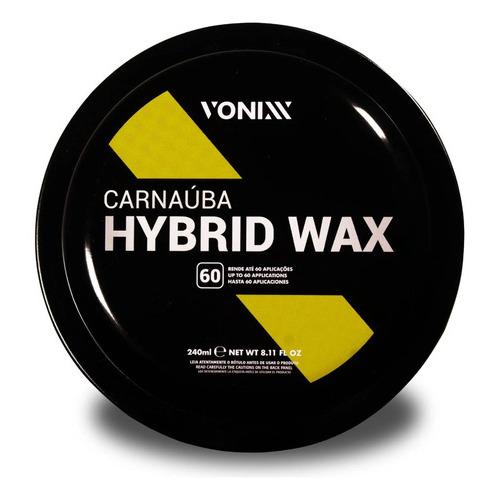Vonixx carnauba hybrid wax cera en pasta