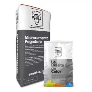 Microcemento Pegaduro + Bolsita De Color