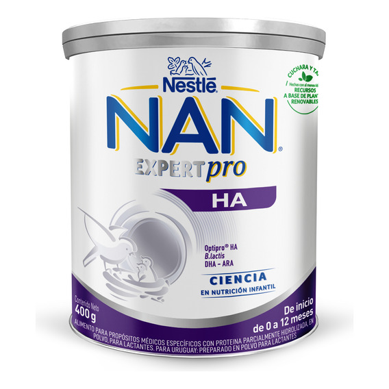 Leche Nan Especialidades Ha Hipoalergenica Lata X 400grs