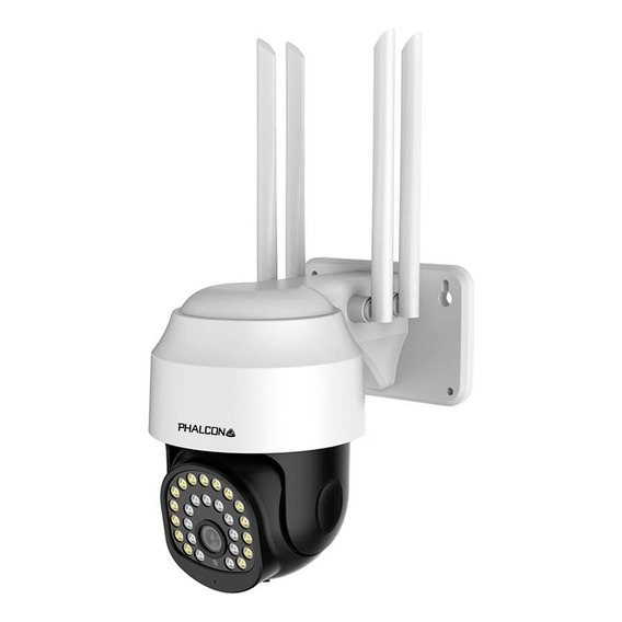 Camara Exterior Seguridad Wifi Robotica Ptz Tuya Smartlife Color Blanco