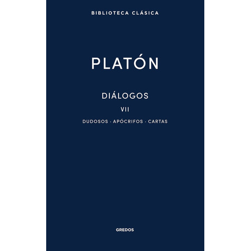Libro Dialogos Vii - Platon