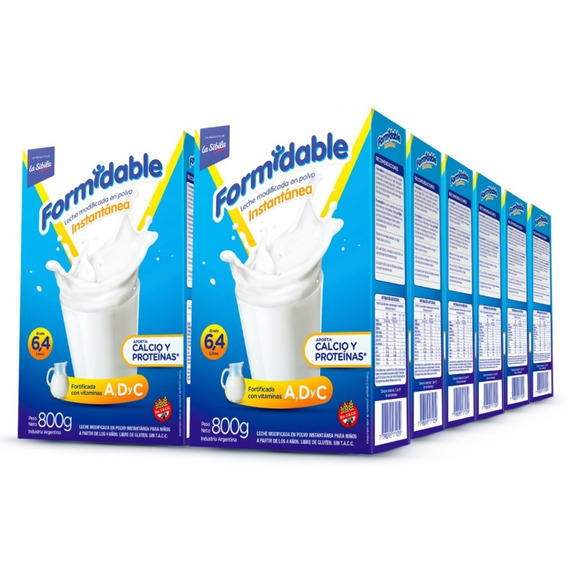 Formidable Leche En Polvo Estuche 800 Gr (x12 Unid)