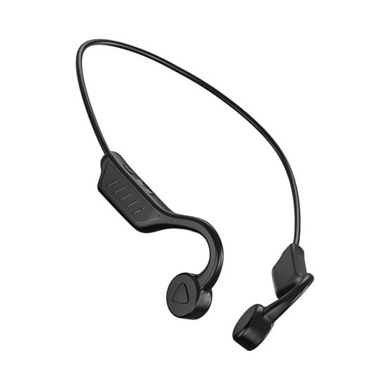 Auricular Bluetooth 5.0 Sport Conduccion Osea Stereo Novedad Color Negro