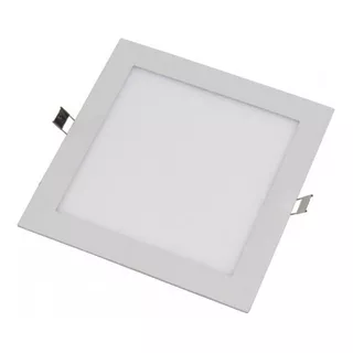 Panel Led Embutir 18w Cuadrado Luz Fría - Glowlux - E. A.